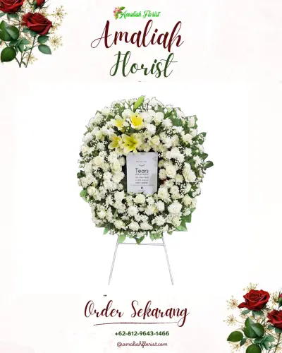 Krans Bunga Duka Cita di Kemandungan